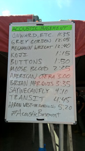 Warped Acoustic Basement