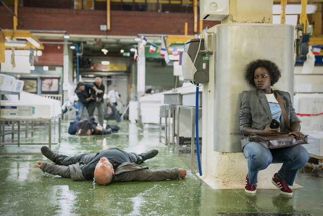 <p>This image provided by Universal Pictures shows Lupita Nyong’o as Khadijah in a scene from “The 355’, co-written and directed by Simon Kinberg. (Robert Viglasky/Universal Pictures via AP)</p>