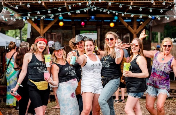 Briggs Farm Blues Festival - Having fun