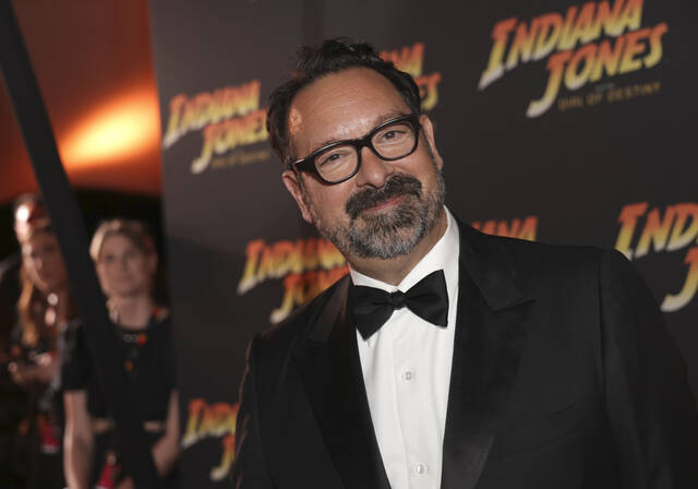 129663746_web1_129663746-29dab0f247ae426688c63d661c822e8e
Director James Mangold poses for photographers upon arrival for the Indiana Jones and the Dial of Destiny party at the 76th international film festival, Cannes, southern France, on Thursday.
AP photo