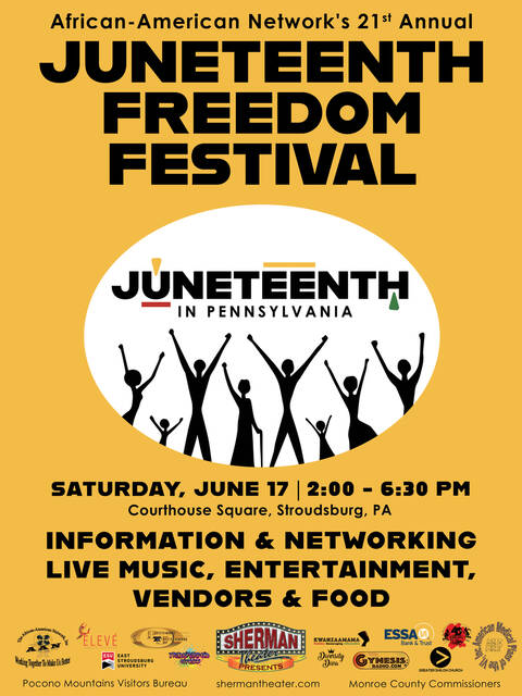 129722855_web1_Juneteenth-Festival
Saturday, June 17 kicks off the all-day Juneteenth Freedom Festival in Stroudsburgs Courthouse Square.