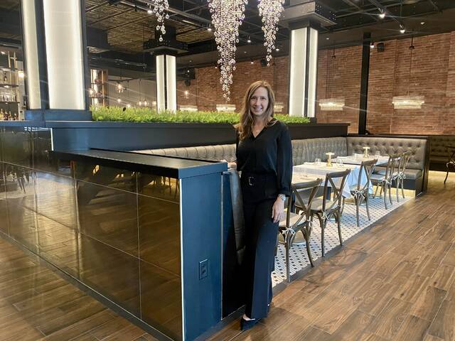 131155706_web1_A-Tera--19-
Sheila Bonanno, Operations Director at Basalyga Hospitality, is refining fine dining at new restaurant and bar, Atera 519 in Scranton.
Gabrielle Lang