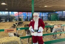 
			
				                                Santa’s reindeer — Dasher, Dancer, Prancer, Vixen, Comet, Cupid, Donder, Blitzen, and Rudolph — have received clearance to fly to Pennsylvania from Dr. Sarah Coburn, Alaska’s state veterinarian.
                                 Submitted Photo

			
		