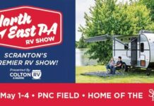 
			
				                                Kick start summer by celebrating the open road and outdoor adventures at Scranton’s premier RV Show! From May 1 through May 4, 2025 at PNC Field.
                                 Photo Credit — Colton RV & Marine

			
		
