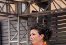 Jolene Maleski was the first place winner of the 2024 Live Out Proud poetry contest with her poem, “Body Double.” Photo Credit — Submitted by Rainbow Alliance