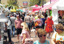 
			
				                                Tens of thousands of visitors typically flock to Wilkes-Barre’s Public Square for the annual 4-day Fine Arts Fiesta.
                                 Times Leader File Photo

			
		