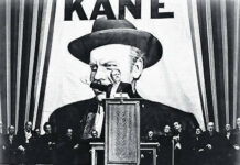 
			
				                                Orson Welles, standing, is shown in a scene from “Citizen Kane,” which was co-written by Welles and Wilkes-Barre native Herman J. Mankiewicz.
                                 File Photo

			
		