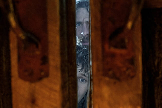 131599171_web1_131594643-01bd5f668aeb4fbca021d9b85137afb3
This image released by Sony Pictures shows Aaron Taylor-Johnson, top, and Alfie Williams in a scene from 28 Years Later.
Miya Mizuno/Sony Pictures via AP