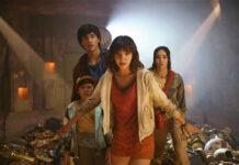 
			
				                                This image released by Paramount+ shows Acston Luca Porto, Jacob Rodriguez, Samantha Lorraine and Mariana Garzón Toro in a scene from ‘Dora and the Search for Sol Dorado.’
                                 Pablo Arellano Spataro/Nickelodeon/Paramount+ via AP

			
		