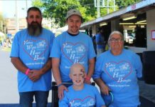 
			
				                                This year’s poster child, 10-year-old Kevin Green III, center, with his family at the Valley with a Heart Benefit on Sunday. Behind him, from left, Kevin’s grandfather, Kevin Green Sr.; his father, Kevin Green II; and his great-grandmother, Vera.
                                 Margaret Roarty | Times Leader

			
		