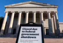 You can end a shutdown overnight — but you can’t reopen a government that fast
A sign that reads Closed due to federal government shutdown, is seen outside of the National Gallery of Art in Washington, Oct. 6.
AP File Photo