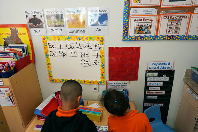 <p>Students help put away supplies at the end of a reading and writing lesson at the Head Start program run by Easterseals, an organization that gets about a third of its funding from the federal government, Wednesday, Jan. 29, in Miami.</p>
<p>AP File Photo</p>